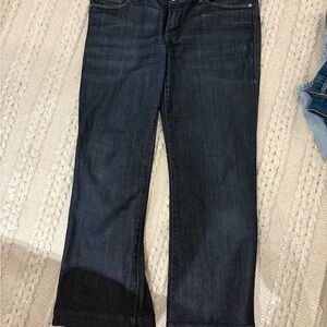 Citizens Of Humanity Dark Blue Boot Cut Jeans Size 32!